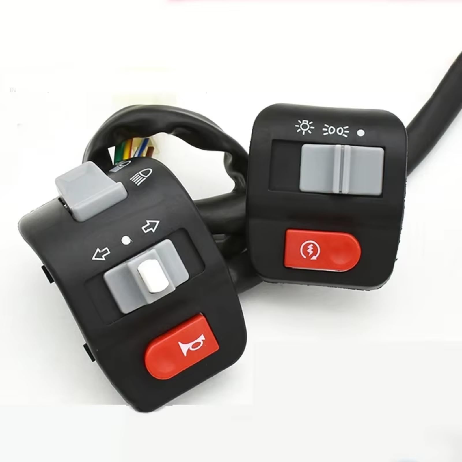 Interruttore Di Controllo Del Manubrio Del Motociclo Per Il Pulsante ON-OFF Del Clacson Elettrico Del Segnale Dello Scooter Della Bici Elettrica Universale Manubrio Kill Interruttore