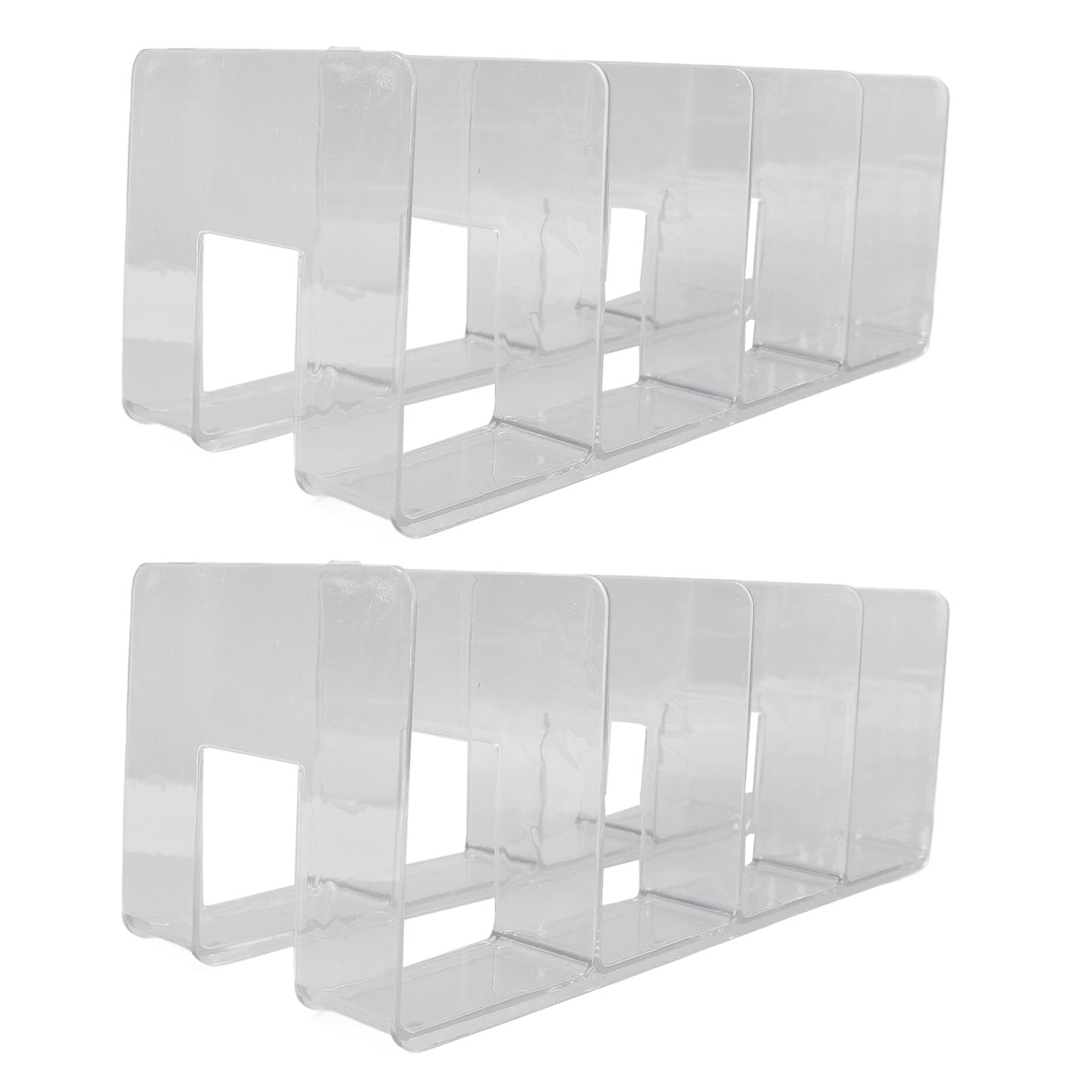 SEAFRONT Porta Documenti Acrilico per Scrivania, Organizzatore | Acrilico Spesso 3,2 Mm, Base Antiscivolo, per Uso Ufficio e Casa, Archiviazione Verticale per File, Libri e raccoglitori.