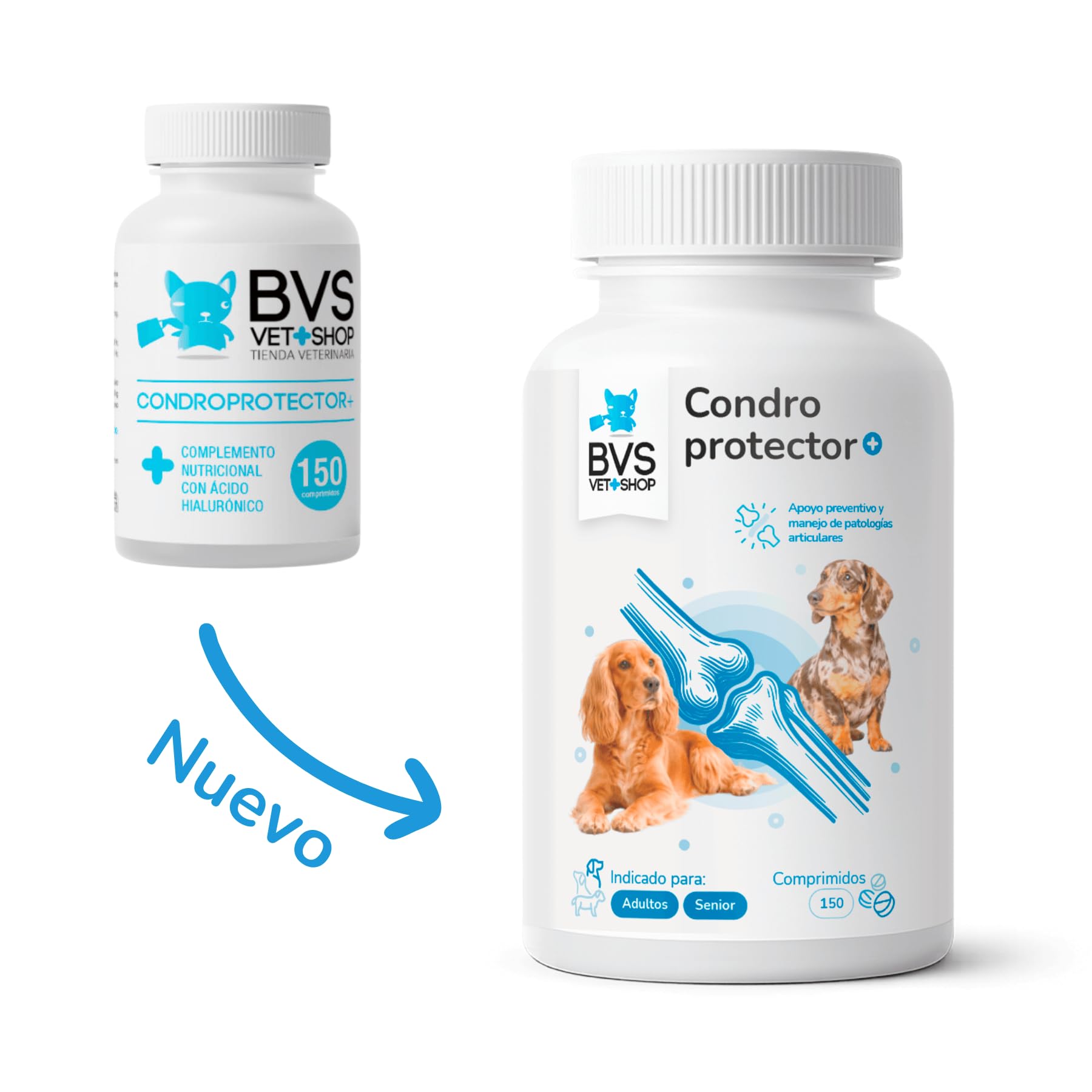 BVS Vet Shop | Condroprotector Plus para Perros | Ayuda para Problemas articulares de tu Mascota | 300 Comprimidos