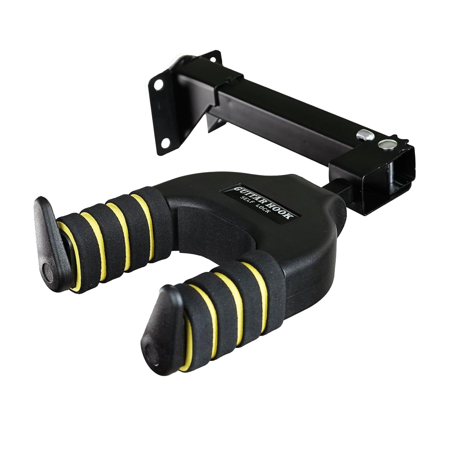 Kadence Long Guitar Wall Mount Stand - Auto Lock Guitar Long Wall Hanger - Metal Base Safe Against Vibration for Acoustic, Electric, Classical, Bass Guitar. (KAD-WM-G14EL) 16 61cOoXy8JcL. SL1500