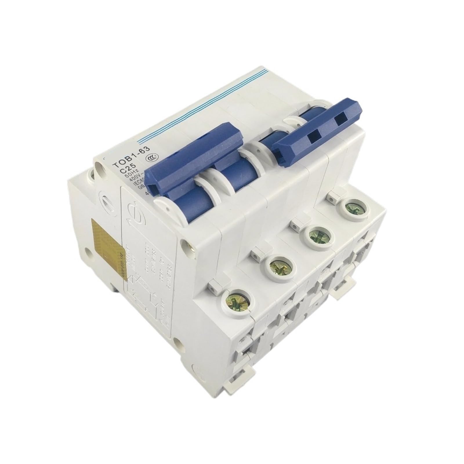 Disjoncteur de commutateur transfert manuel double puissance 2P 25A MTS MCB 400V inverseur