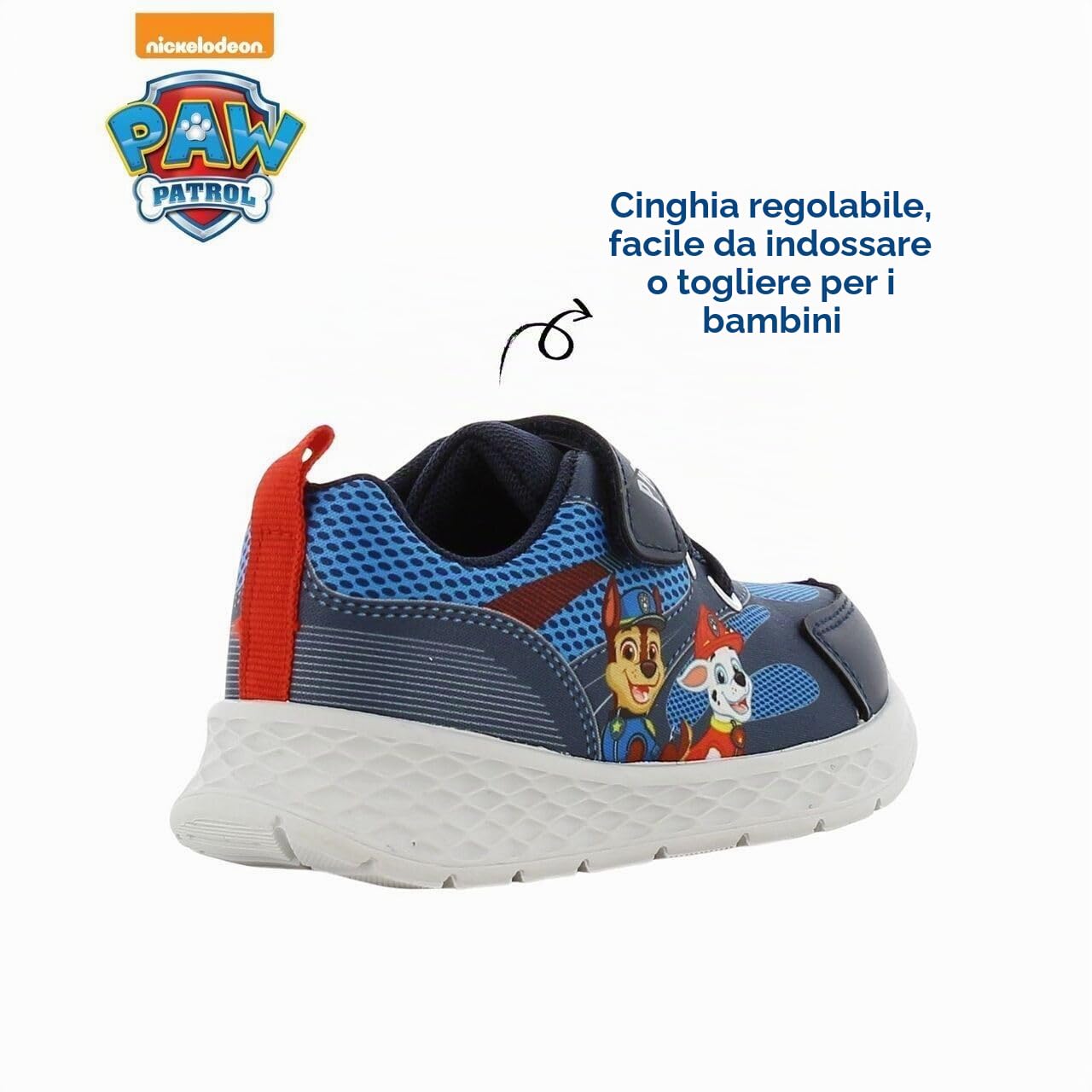 Leomil Paw Patrol Scarpe Bambino Sneakers | Scarpe da Ginnastica per Bambini, Leggere e Comode, Perfette per la scuola e il tempo libero, Nickelodeon