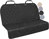 Vista 9 de Vivaglory - Fundas de asiento de automóvil para perro, con diseño sin falda, acolchado y duradero, 600 denier, Oxford, 4 capas protectores de coche