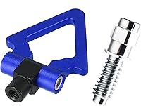 Vista 2 de Unifizz Anillo de remolque con gancho de remolque para coche europeo auto delantero pista de carreras parachoques tornillo en pieza de repuesto