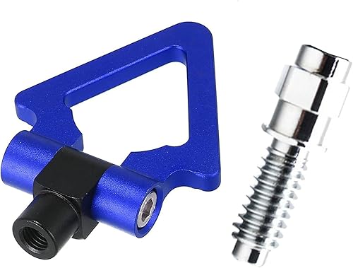 Miniatura 2 de Unifizz Anillo de remolque con gancho de remolque para coche europeo auto delantero pista de carreras parachoques tornillo en pieza de repuesto para