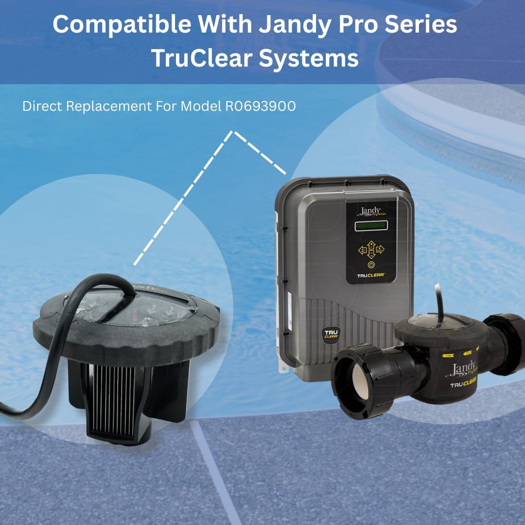 Jandy R0693900 TruClear Salt Cell Replacement – Pro Series 11K System Cell Assembly for Jandy Salt Systems – Replacement Part
