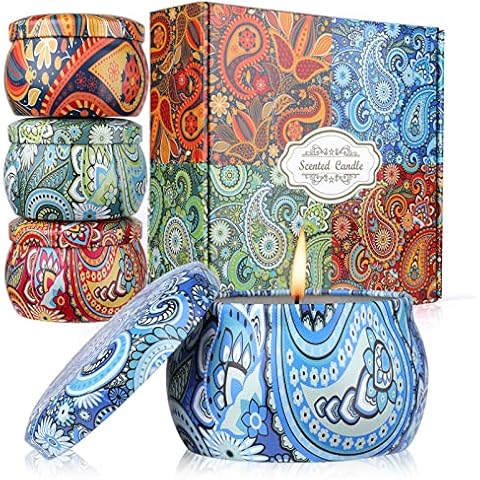 Dsclavacy Natural Soy Wax Scented Candles Set Cover