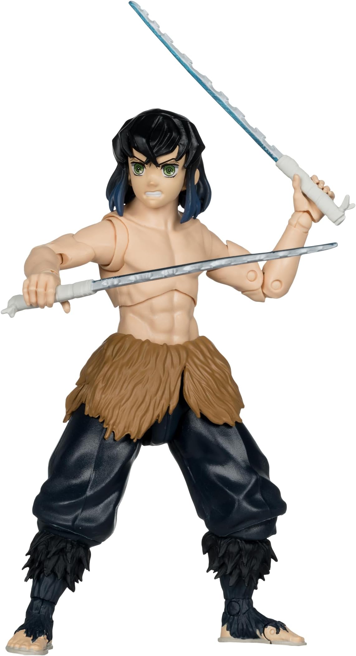 McFarlane Toys - Demon Slayer Inosuke Hashibira (Unmasked) 7in Action Figure