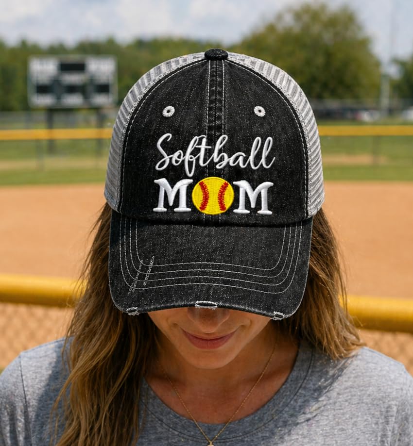 Gorro softball para mujer modelo 302 gris oscuro miniatura 3
