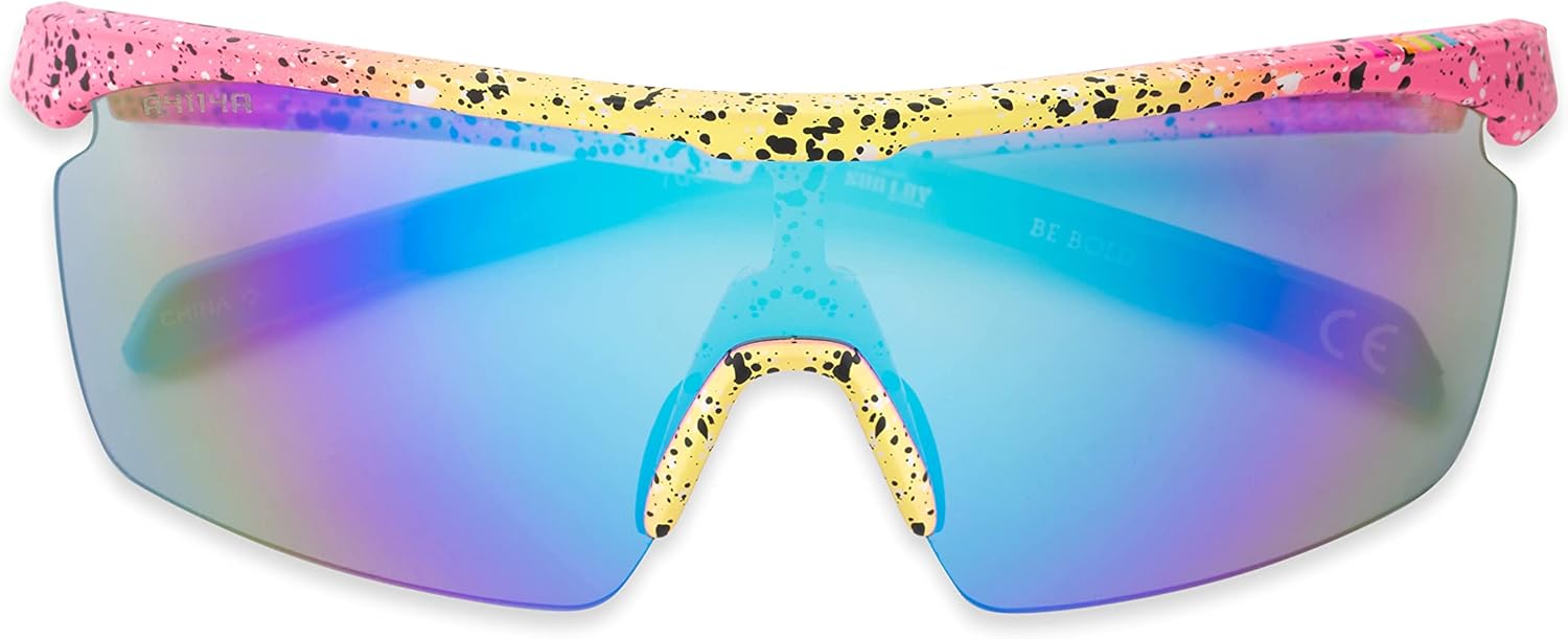 Foster Grant Unisex Adult Luv Be Bold Sunglasses, Multicolored, 55mm