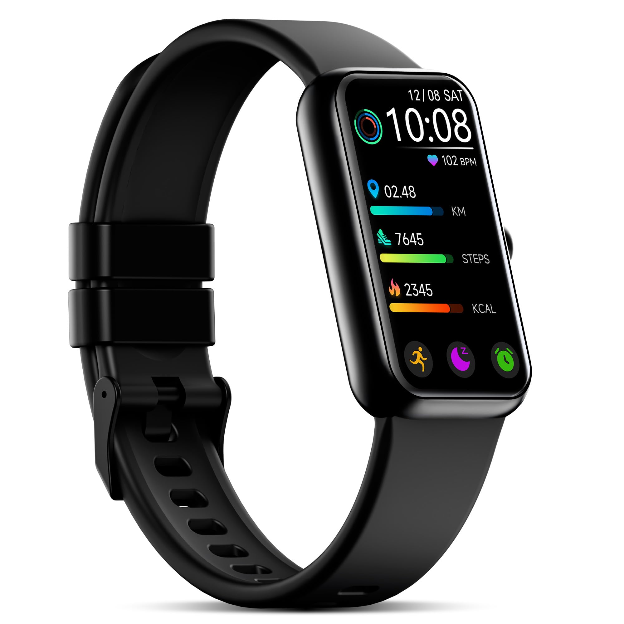 Health Fitness Tracker (Answer/Make Calls), Smart Watch with 24/7 Heart Rate Monitor, Activity Tracker with Blood Pressure, Blood Oxygen, 120+ Sport Modes Sleep Tracker for Women Men (Silver Black)-picture-11