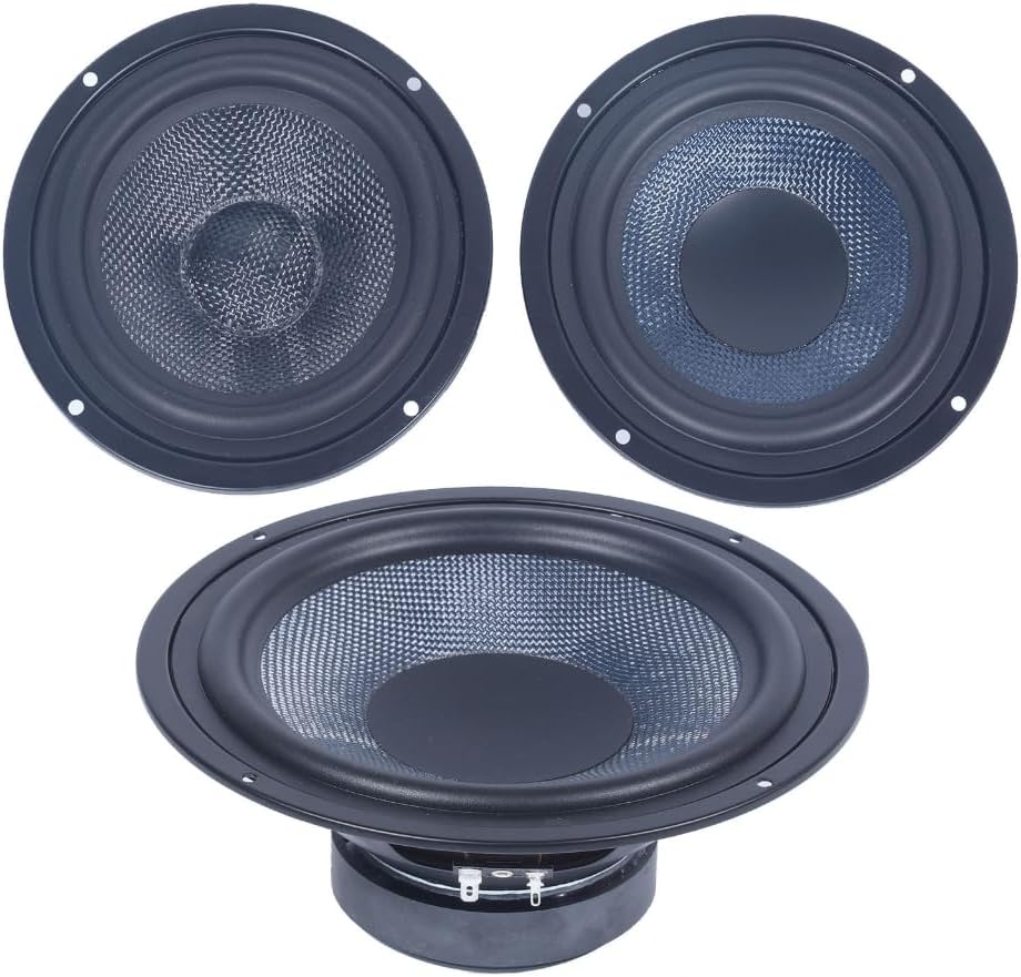 High Performances Fiberglass Cones Bass Speaker with Enhanceds Sound Claritys and Multiple Size Car Sound Upgrades Option