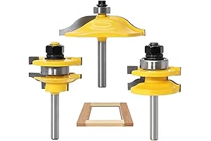 3PCS Raised Panel Router Bit Set: Elevate Your Woodworking Craftsmanship