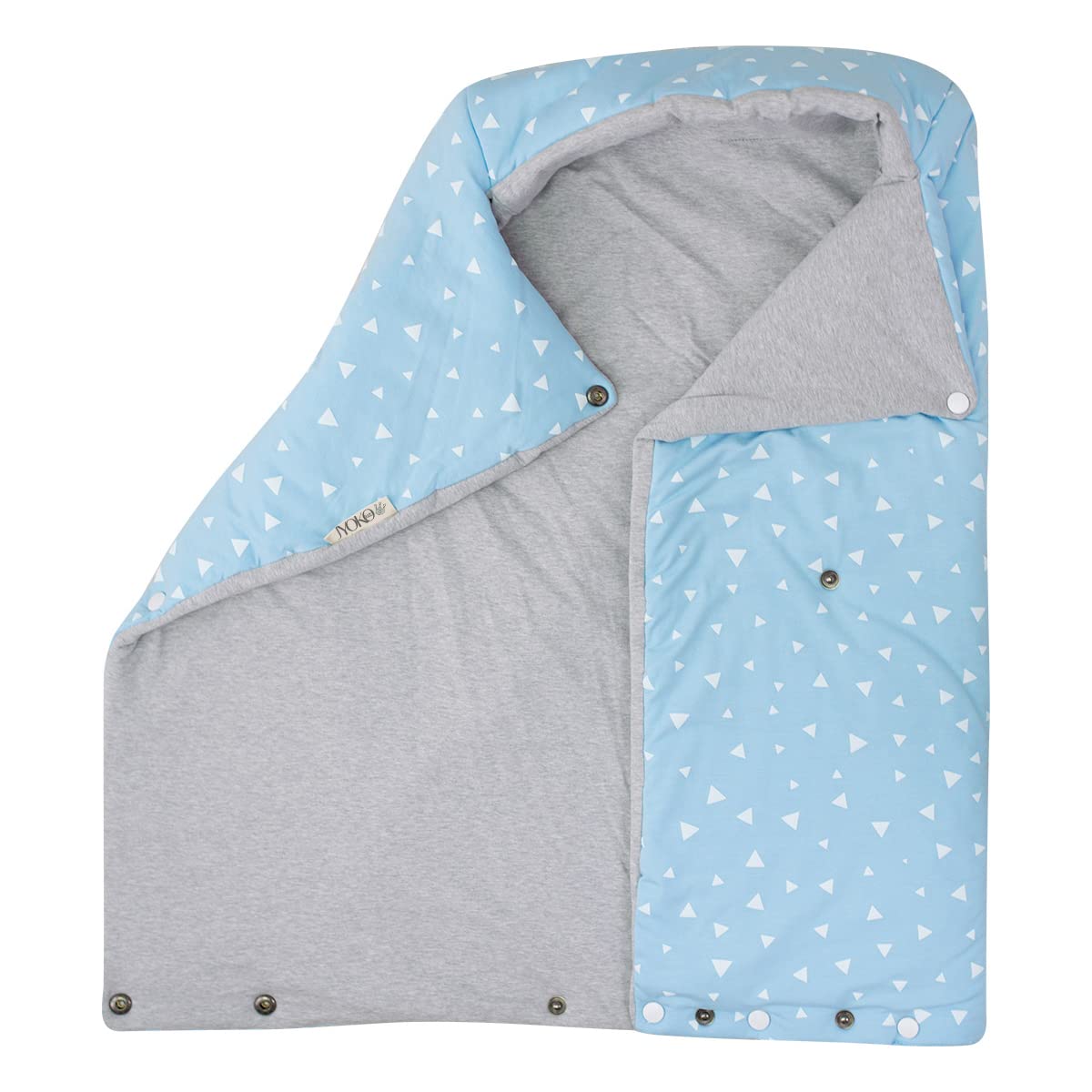 JYOKO KIDS Sacchi Universale Per Navicella (BLUE SPARKLES, COTONE)