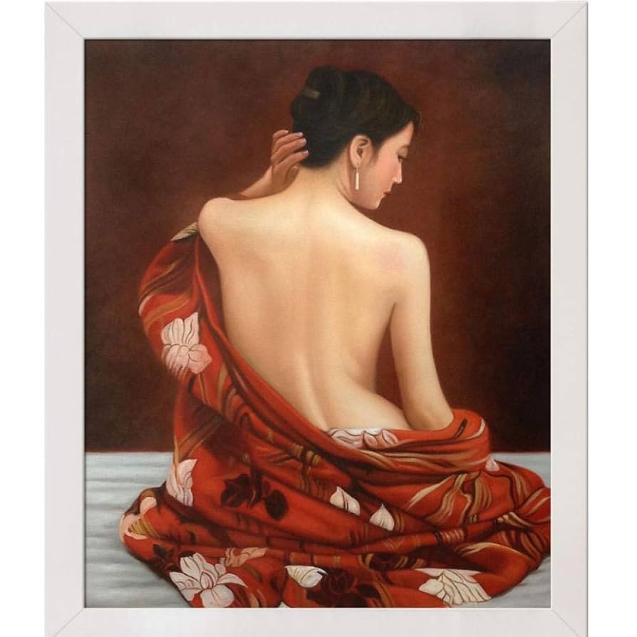 絵画　インテリア　光沢　女性　ラフ　裸婦画 絵画インテリア光沢女性ラフ裸婦画