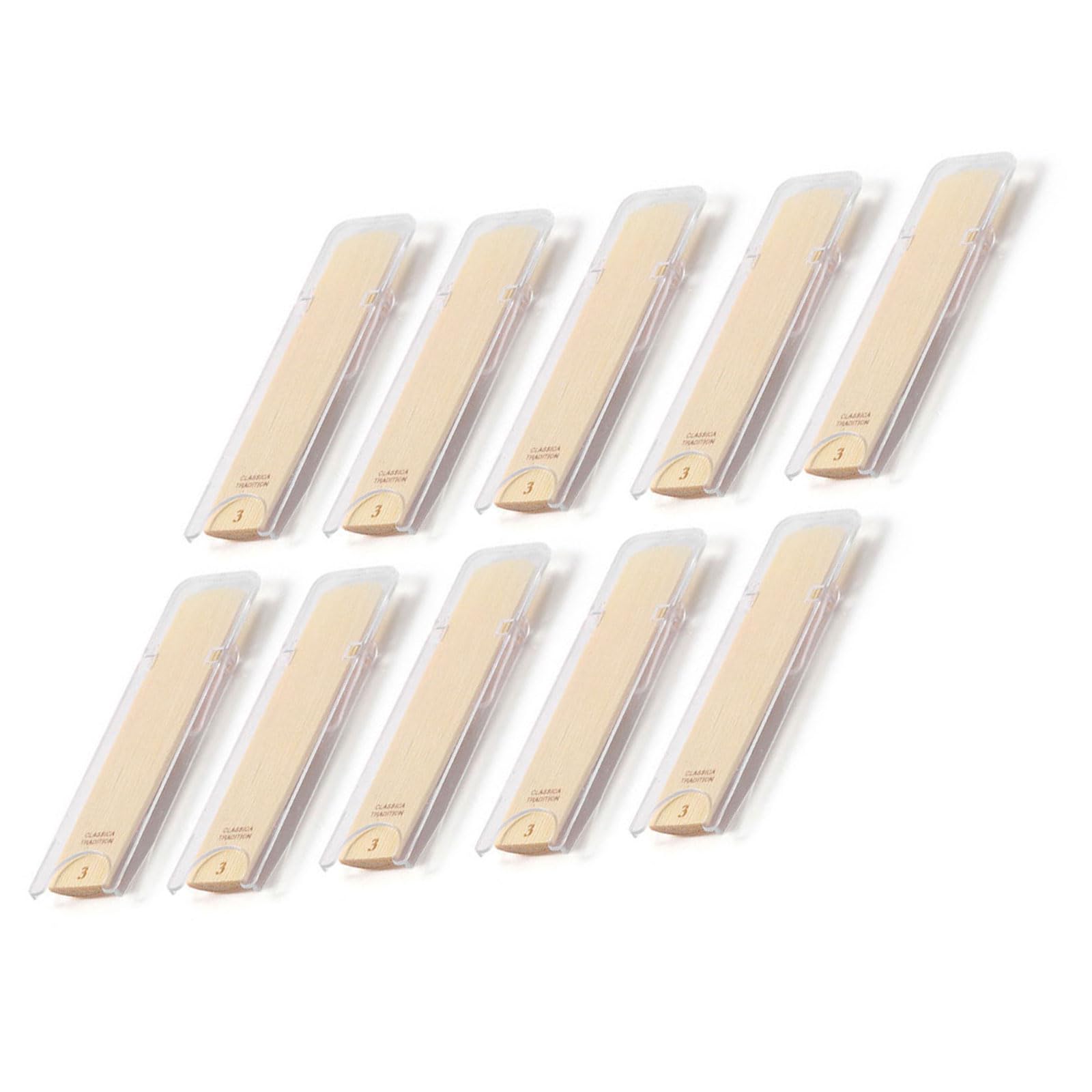 Amazon | 10 個サックスリードセット強度 2.0/2.5/3.0 テナー用