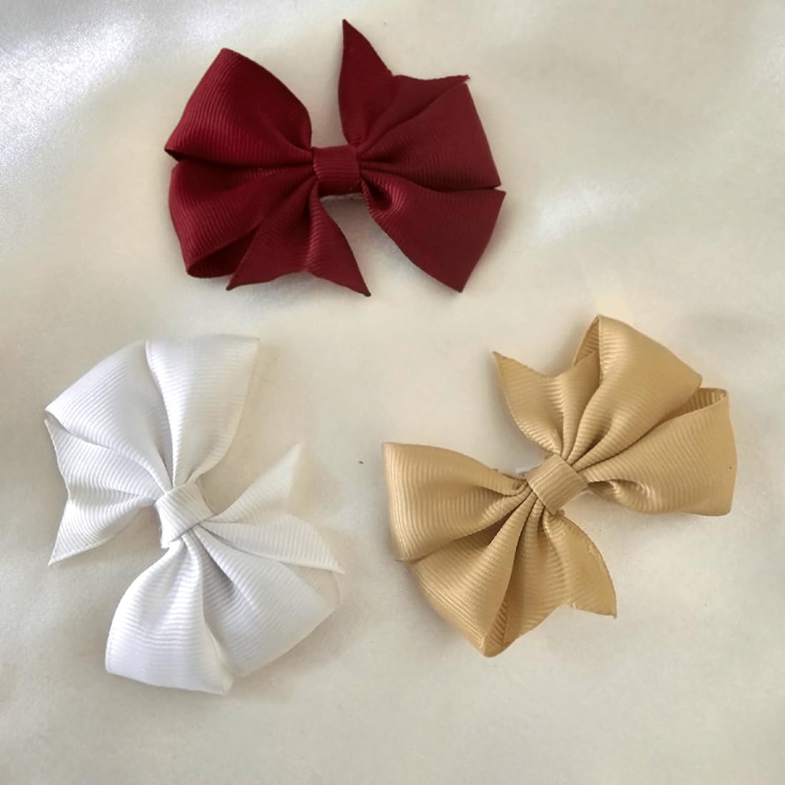 Frillz and Frolic Grosgrain Ribbon Hair Bow Clip pin Barrettes Accessories for Infants babyToddlers Kids Teens girls (3) Multicolor (B0CVQKXRJ6) Amazon Price History, Amazon Price Tracker