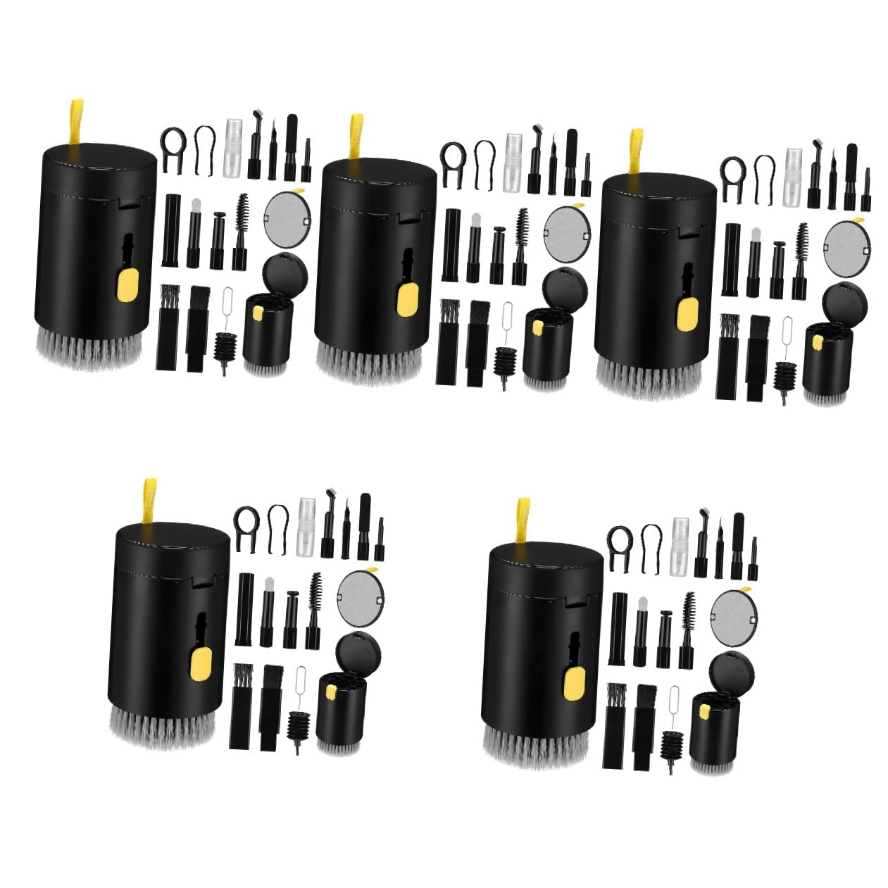 HOMSFOU 5sets Kit Di Pulizia Per Dispositivi Elettronici Completo Per Pulizia Di Laptop Obiettivi Fotocamera e Cuffie Accessori Per La Manutenzione Della Tastiera Senza Detergente