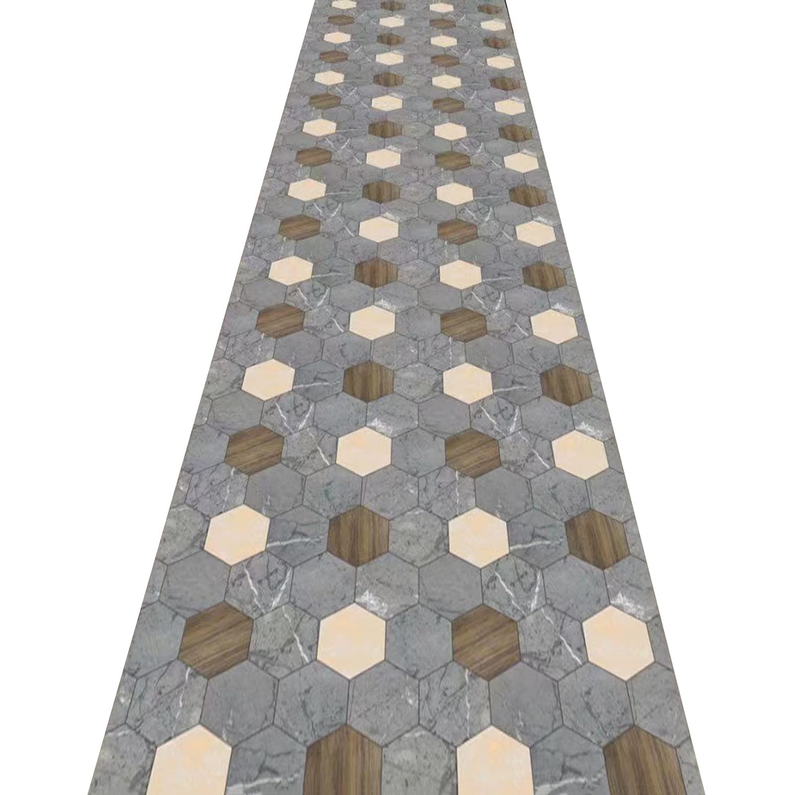 Tapis couloir tapis de passage d'allée antidérapant avec coussinets de pied pour chambre