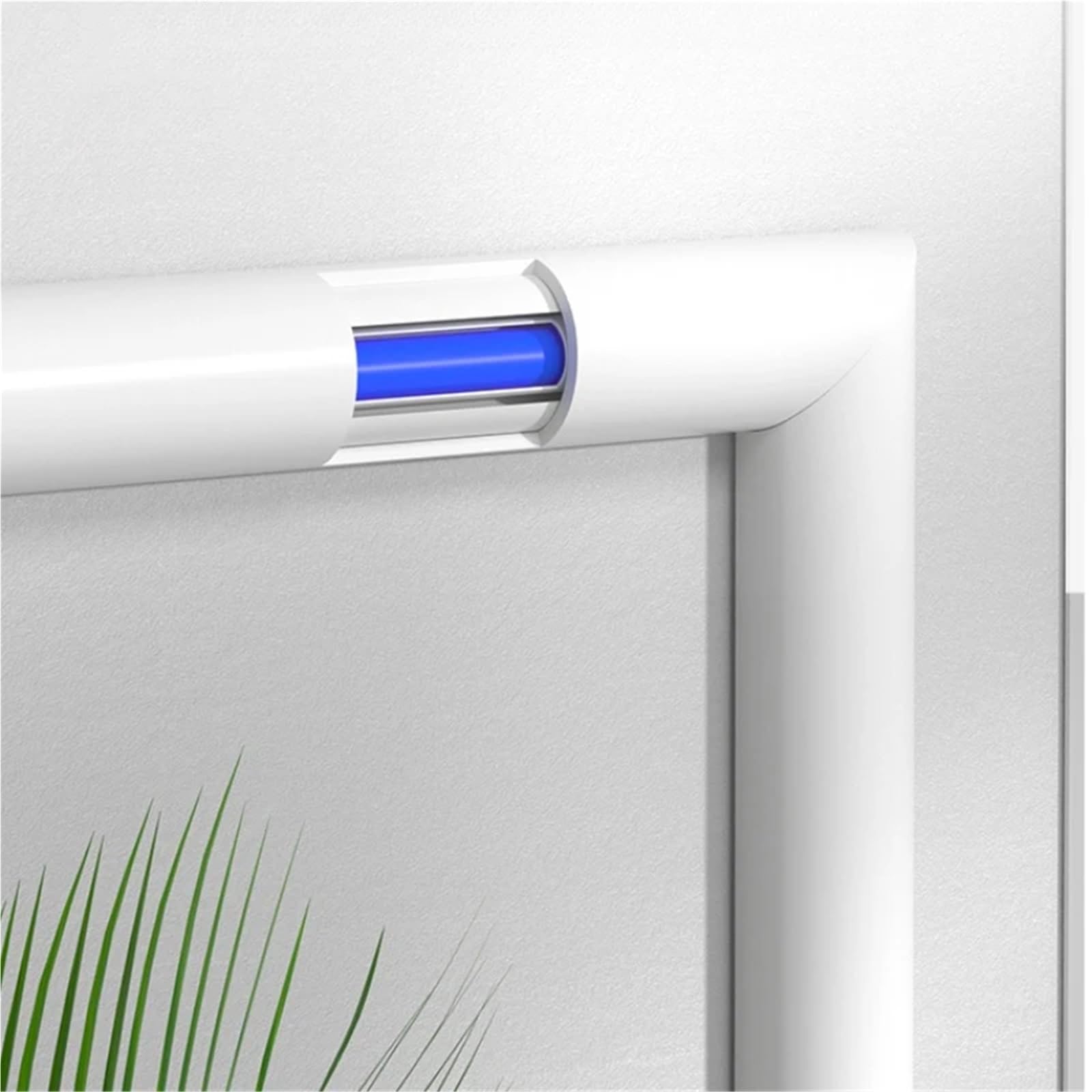 caNaleta Cables Pared Adhesivo Cubre Cables de Suelo, Protector PVC Autoadhesivo, alargador Potencia, Organizador conductos for eléctricos(0D30 Gray,6M)