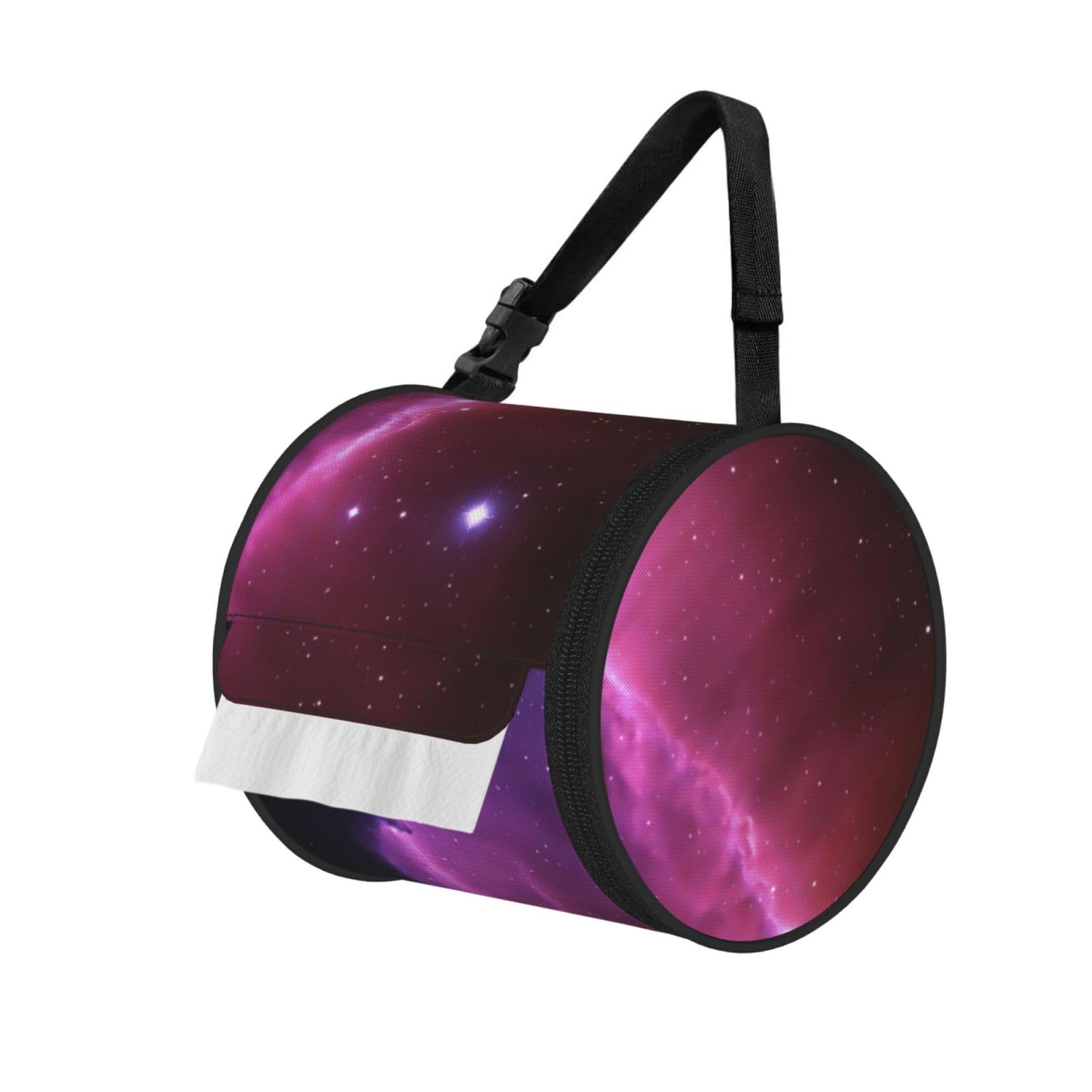 dark star sky Print Cylindrical Tissue Holder Bathroom Car Home Office Kitchen Decor Versatile