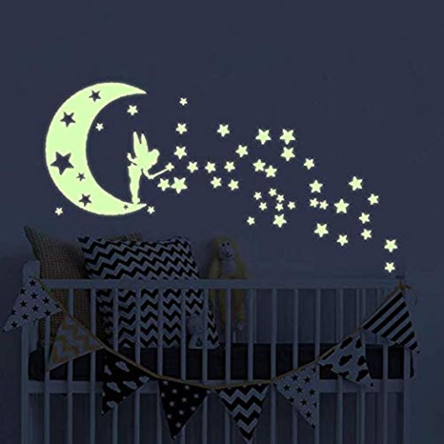 Glow In The Dark Dinosaurs Butterfly Decorations Wall...