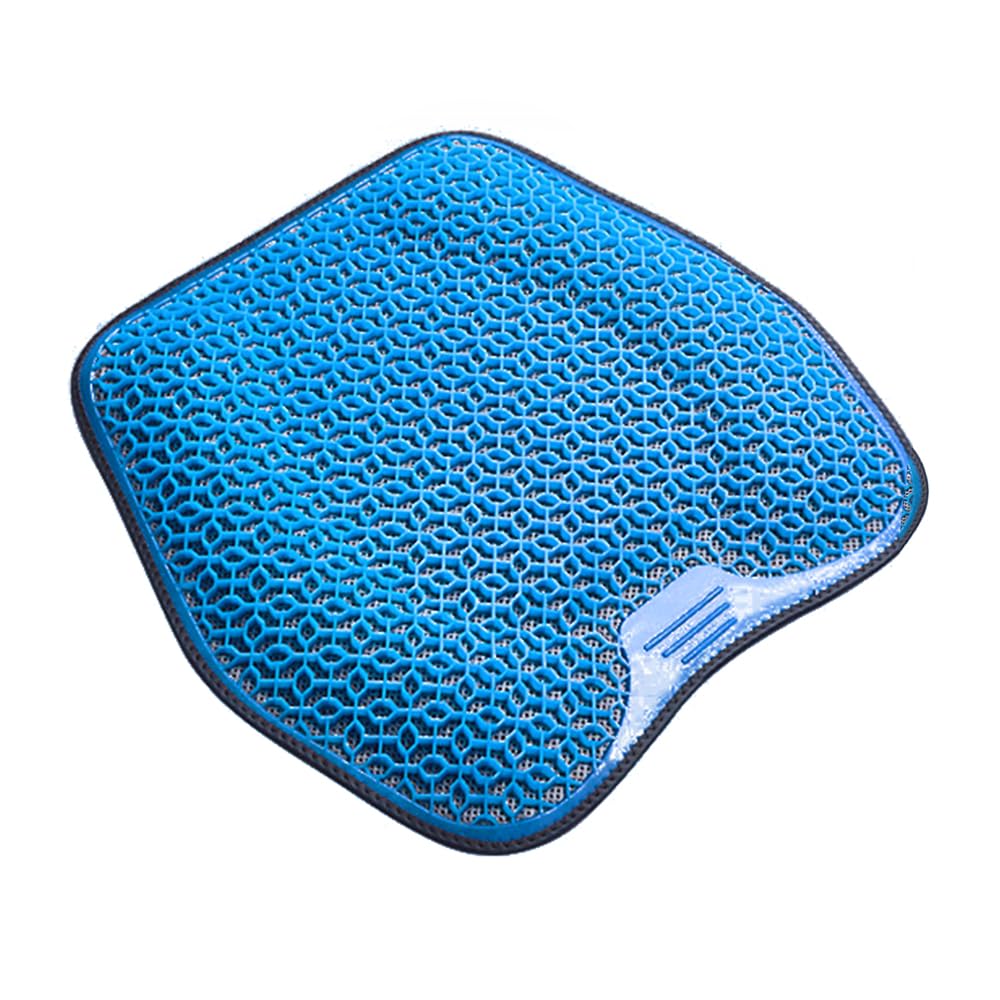 Coussin De Siège En Gel Nid D'Abeille | 42x42cm Épais 3.5cm | Soulage Dos Et Coccyx | Bureau Voiture