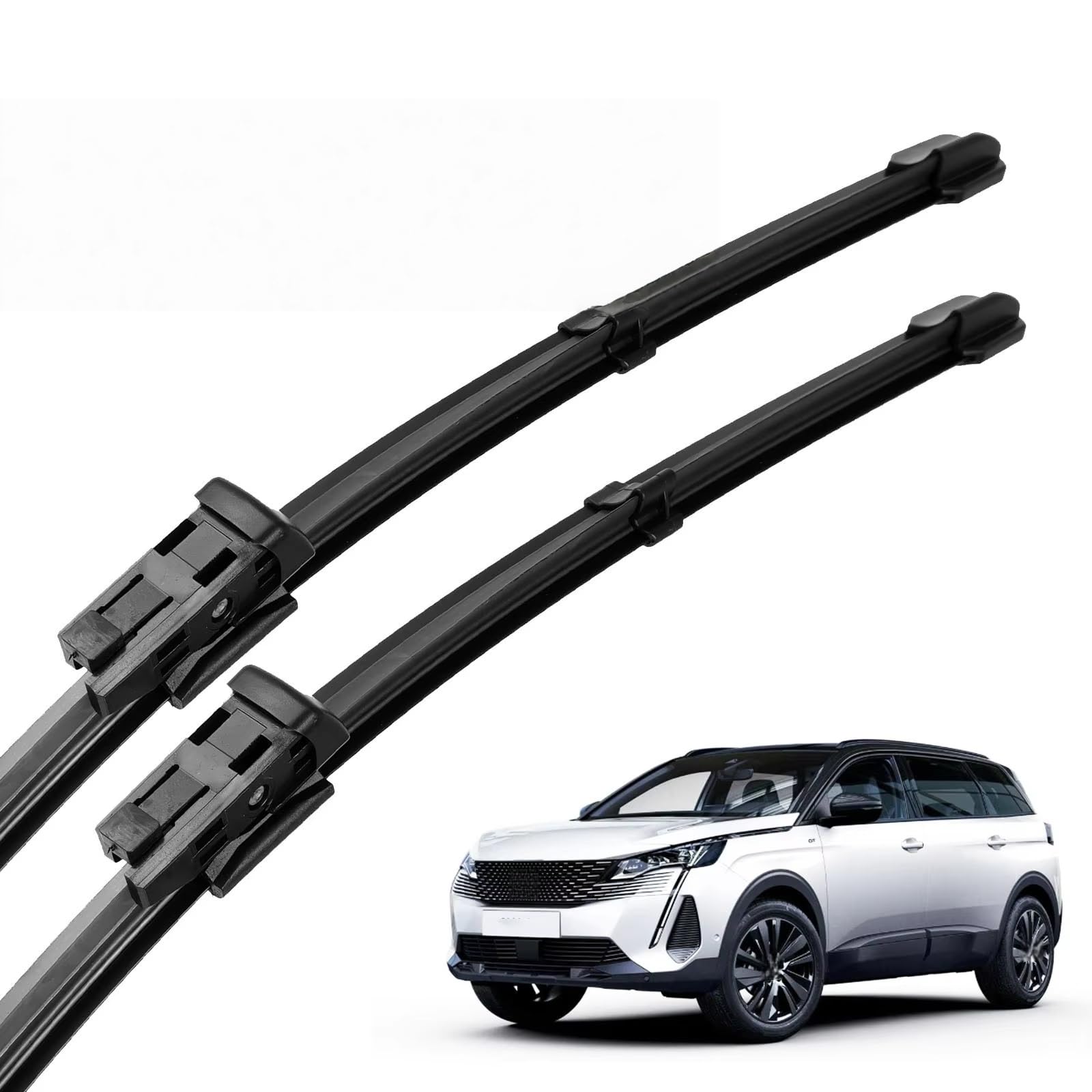 PAPEP Windscreen Wiper Blades for Peugeot 5008 P87 MK2 2017-2023 28"+16", Front Replacement Wipers OEM Quality Water Repellent Rubber Automotive Windshield