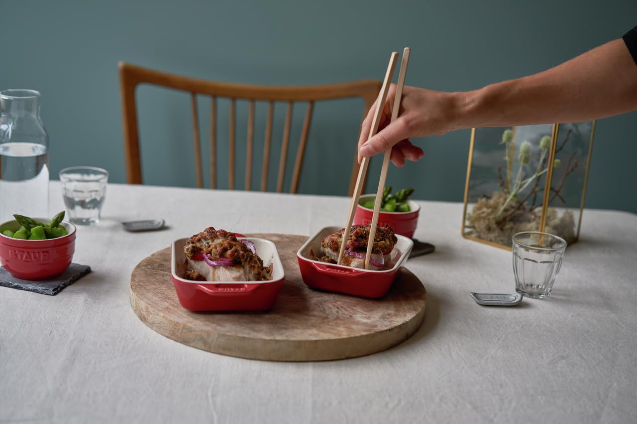 staub レクタンギュラーディッシュ　グラタン皿　ボウル　チェリー　ストウブ Amazon｜staub ストウブ 「 レクタンギュラーディッシュ