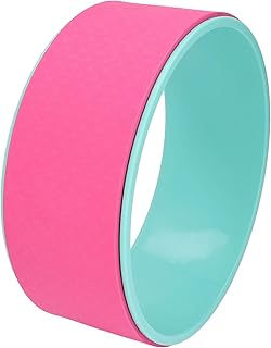 Yoga Back Wheel Back Massage Wheel Yoga Prop Wheel Yoga Accessory for Stretching, Improving Yoga Pose and Backbends 12.6 x 4.7 x 12.6in