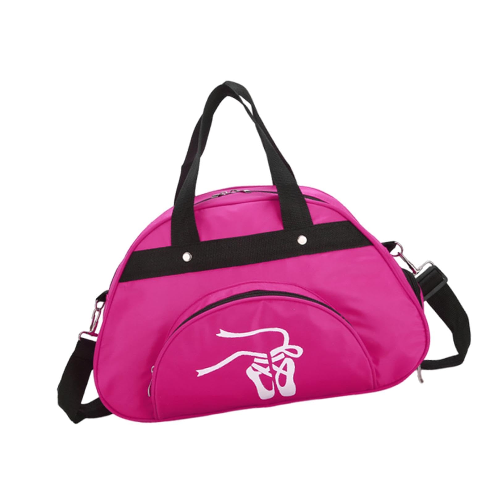 Dance Bag Girls Garment Shoe Dance Sports Bag for Women Adults Ballet Dancer Rose Red-image-2
