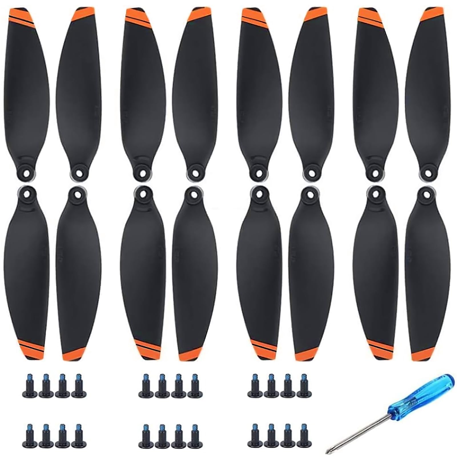 Bocguy 16 Pcs Drone Mavic Mini Hélices, modelo 4726 Hélices para Mavic Mini Accesorios Reemplazo de Drones con 24 Tornillos & 2 Destornillador, Bajo Ruido & Estable (Plata) — view 22