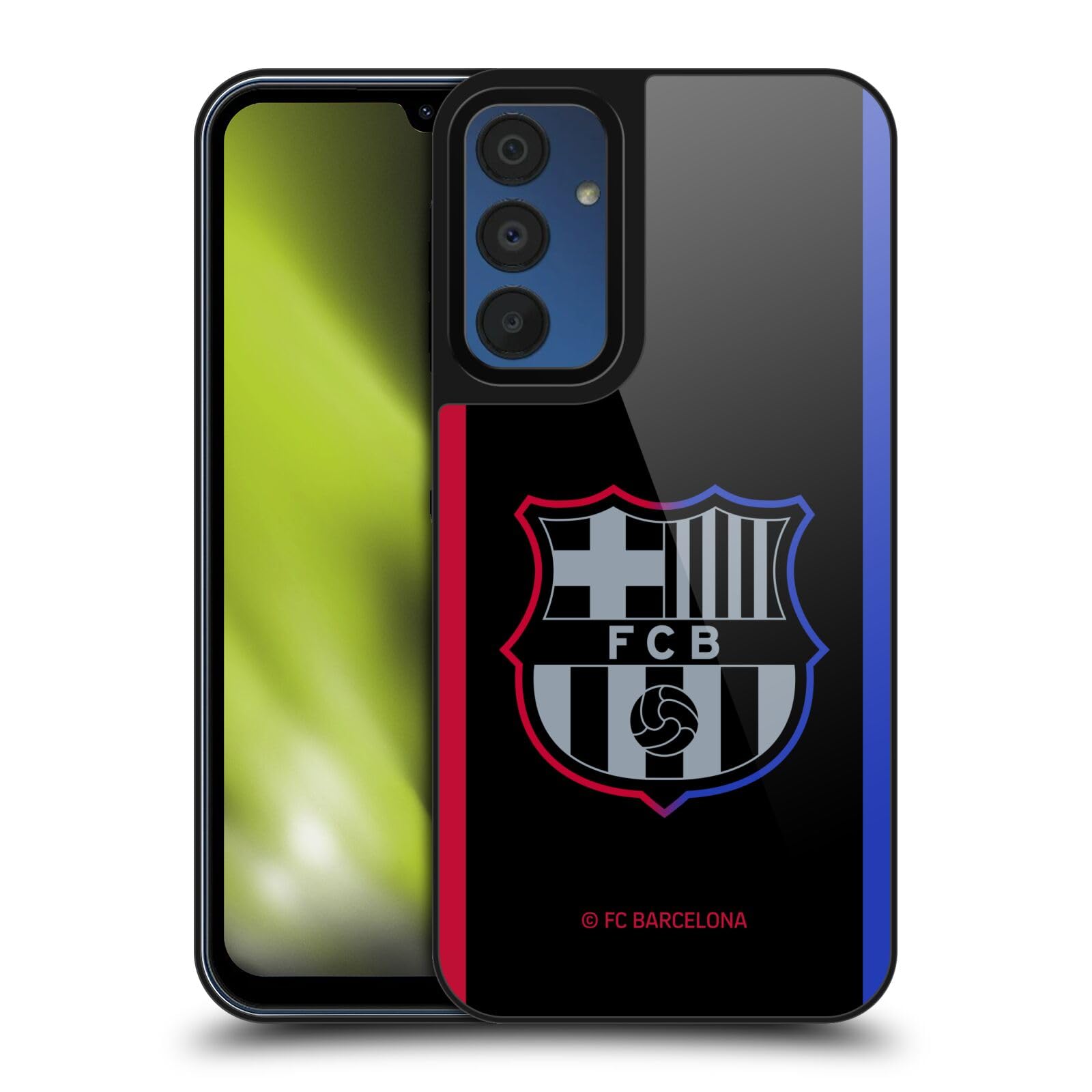 Head Case Designs Officially Licensed FC Barcelona Away 2024/25 Crest Kit Gel Armor Case [Military Grade Drop Protection] Compatible with Samsung