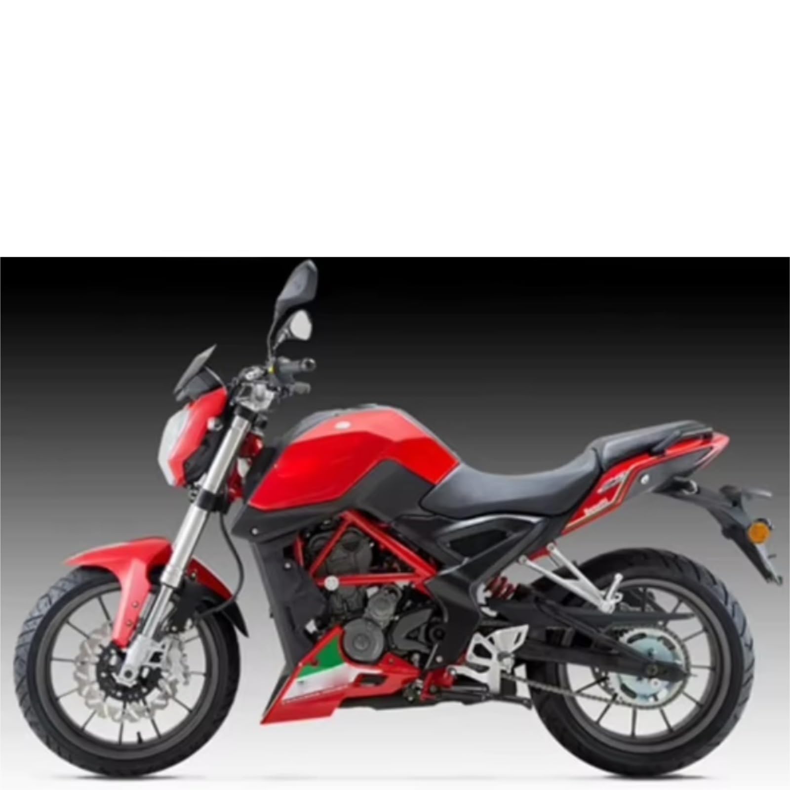Cubierta de piñón delantero para motocicleta para Benelli TNT25 TNT250 Cubierta de piñón Delantero | La cadena está protegida de la para arena, las piedras, la lluvia y otras influencias externas.