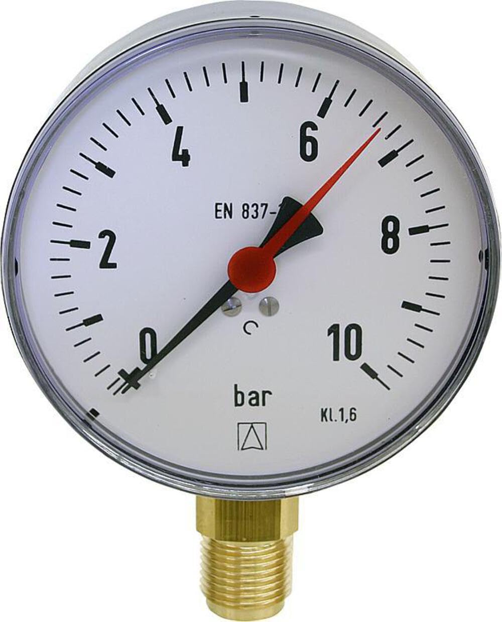 Manometre 0-10 bar 100mmÝ G1/2