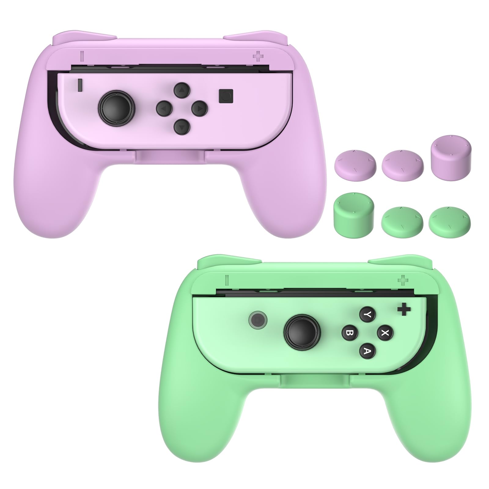 FASTSNAIL Grips for Nintendo Switch 2 (2025) for Joy-Con 2, Wear-Resistant & Anti-Slip Controllers Grips Handle Kit, Switch Holder Accessories for NS2 Controller, 2 Pack(Black) — view 15
