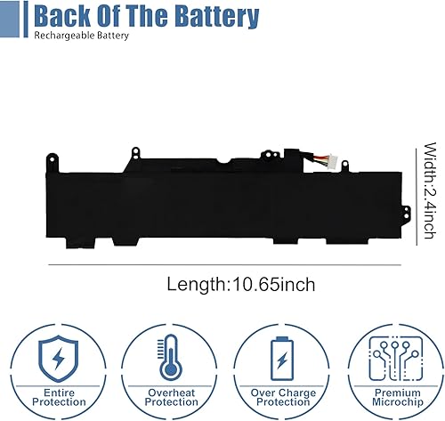 Miniatura 5 de SS03XL 933321-855 Batería para HP EliteBook 730 735 740 745 830 840 846 G5 EliteBook 735 745 830 840 G6 ZBook 14U G5 G6 Notebook HSN-I13 C-4 93