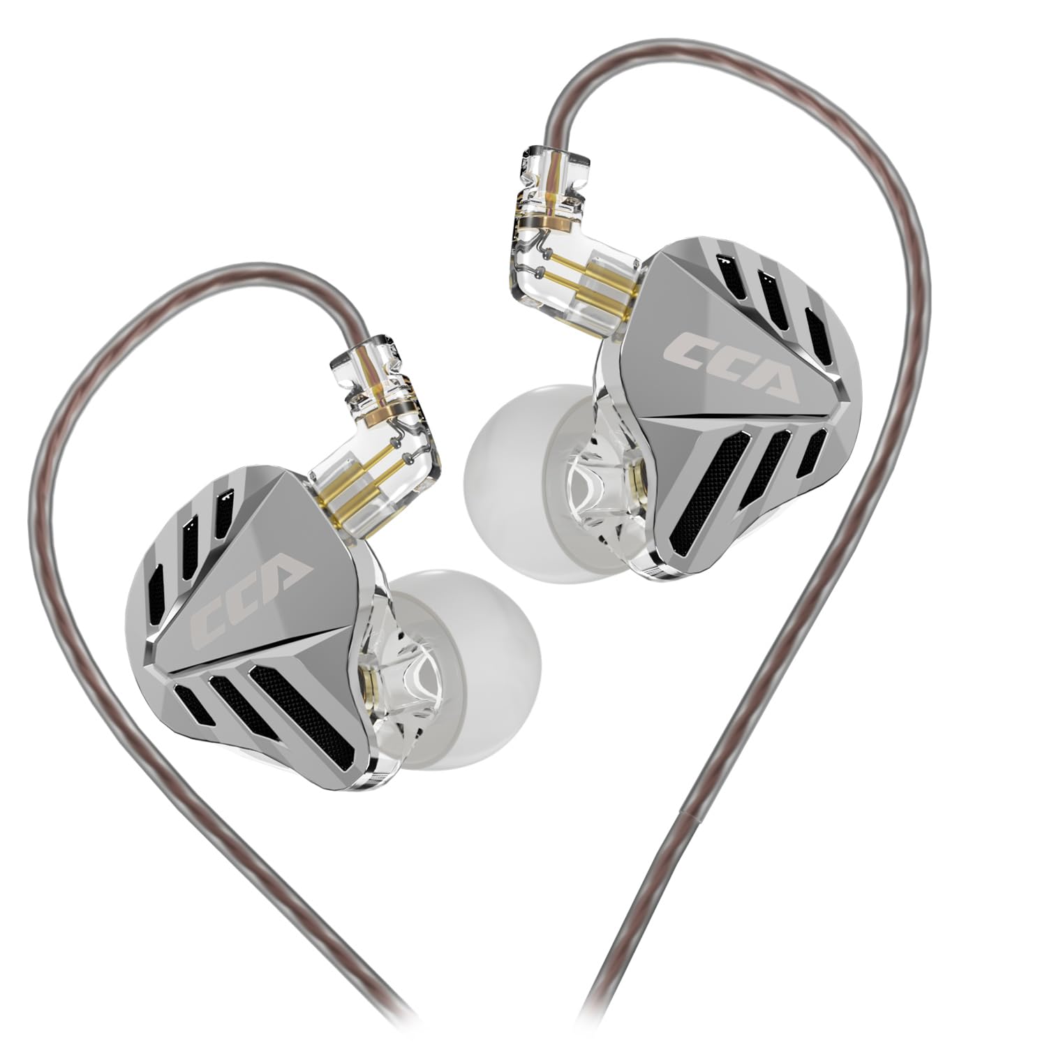 CCA Falcon 2 DD in Ear Monitor, Immersive Stereo Gaming Earbuds, HiFi Noise Isolating in Ear Headphones, Crystal Clear & Deep Bass IEMs for Gamers Singers Musicians Audio Engineers-image-6