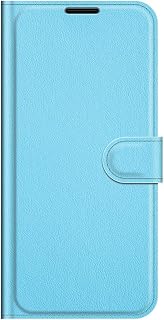 zl one Compatível com/Capa de celular Xiaomi Redmi Note 5A / Note 5A Prime PU com compartimentos para cartão e proteção (azul)