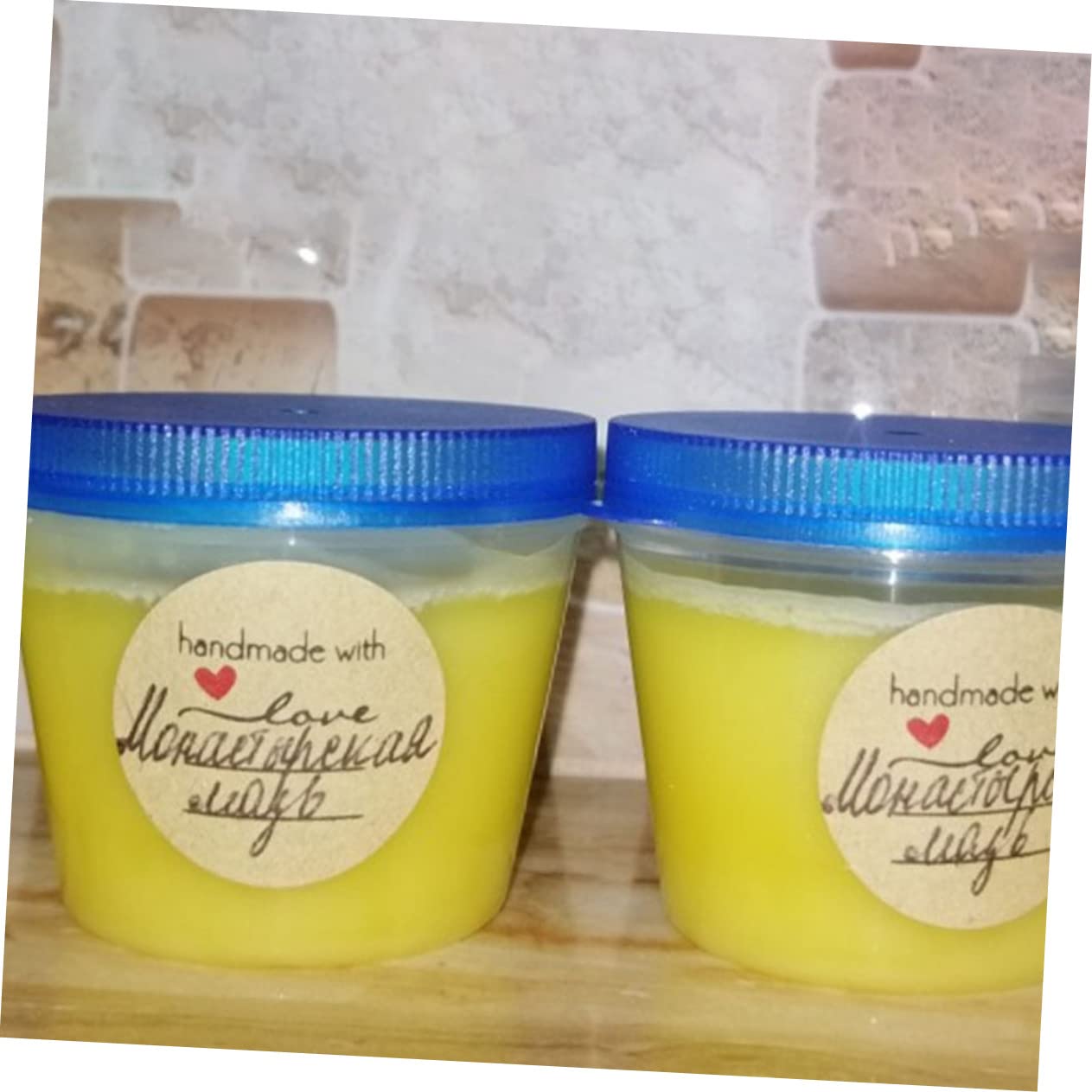 MUCKLILY 100pcs Beaker Cups with Lids Medical Container Cups for Test Drink Medical Container Sample Cup Stool Cup Cup Cup Blue Plastic