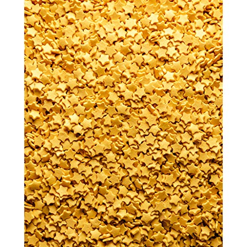 simply topps Gold Glimmer Stars Sugar Sprinkles 25g Cake & Cupcake Decorations
