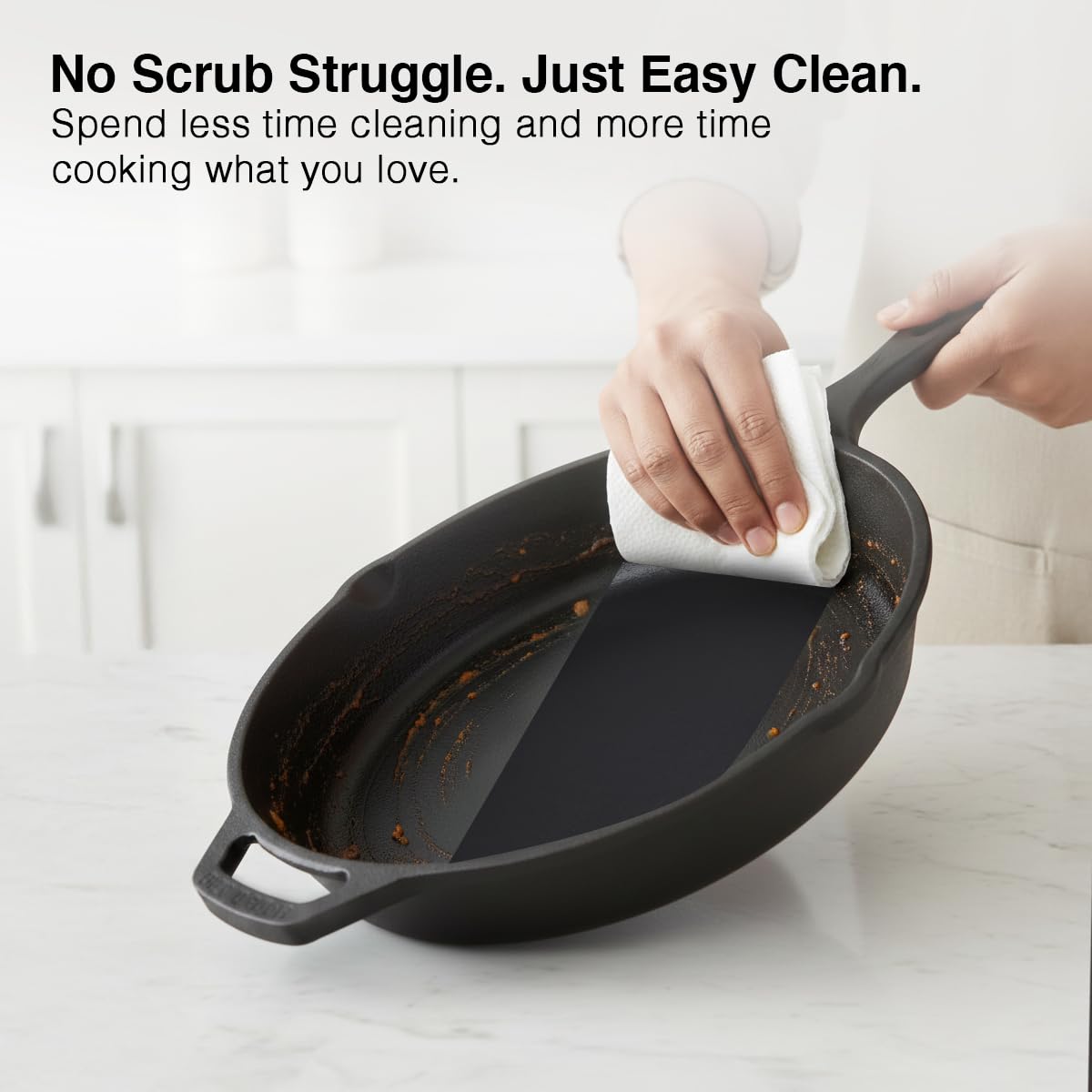Prestige Cast Iron Fry Pan - Black -7
