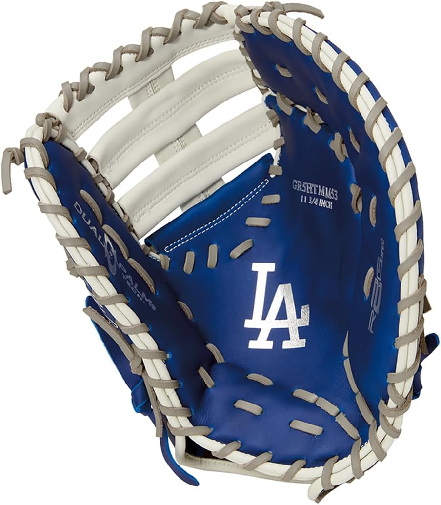 Rawlings Baseball Glove Soft Adult Hyper TECH MLB Team GR5HTMM53 Dodgers [First] Size 11.75 *Left Hand Throw (Right Handed)