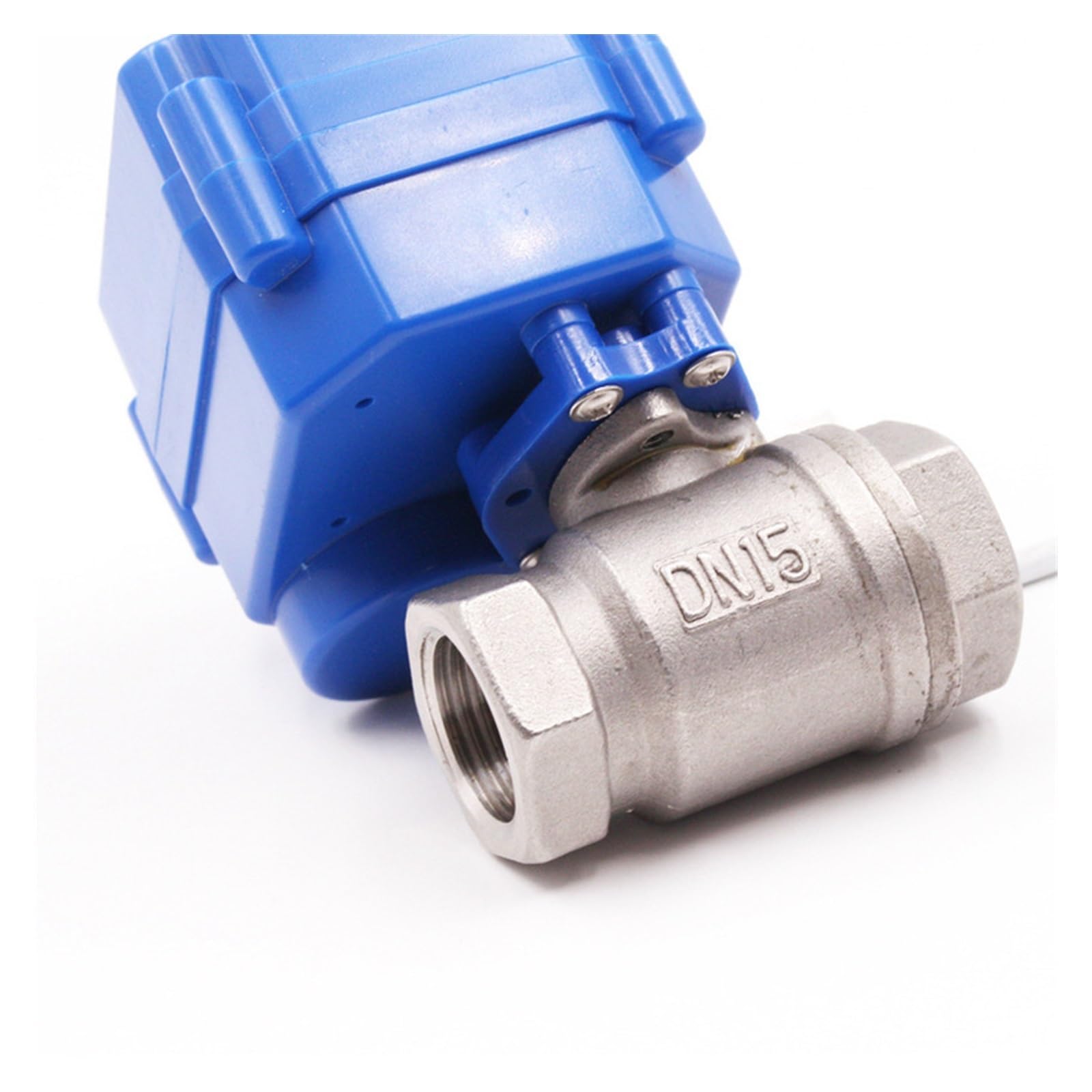 DN15 DN20 DN25 Zawór kulowy z napędem 2-drogowy elektryczny zawór kulowy ze stali nierdzewnej 2-przewodowy siłownik elektryczny AC/DC 9-24 V(1/4",ADC9-24V_CR01)