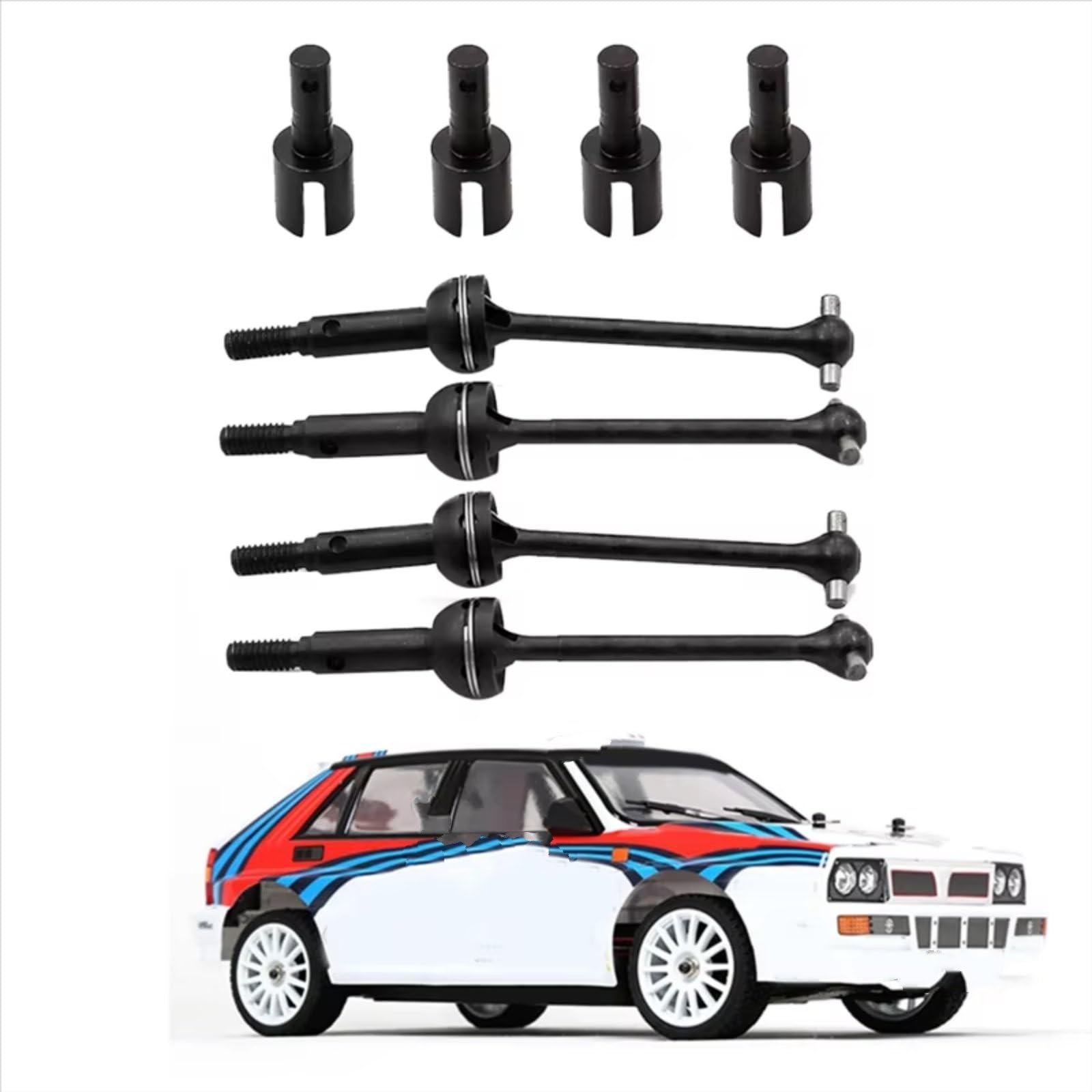 RC Accessoires Voitures Compatible avec LC pour Racing PTG-2 1/10 Mise À Niveau Voiture RC Kit De 8 Pièces Boîte De Vitesses, Différentiel Et Arbre De Transmission CVD en Métal