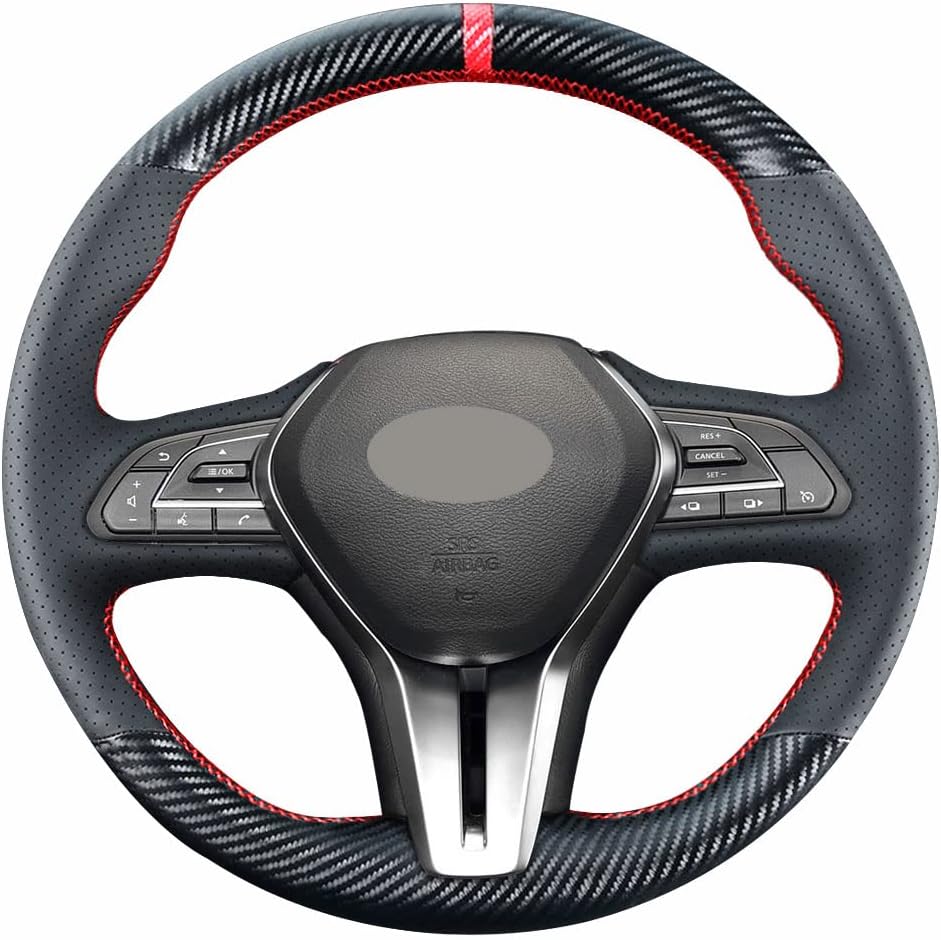 Eangzia Custom Carbon Fiber Car Steering Wheel Cover Hand
