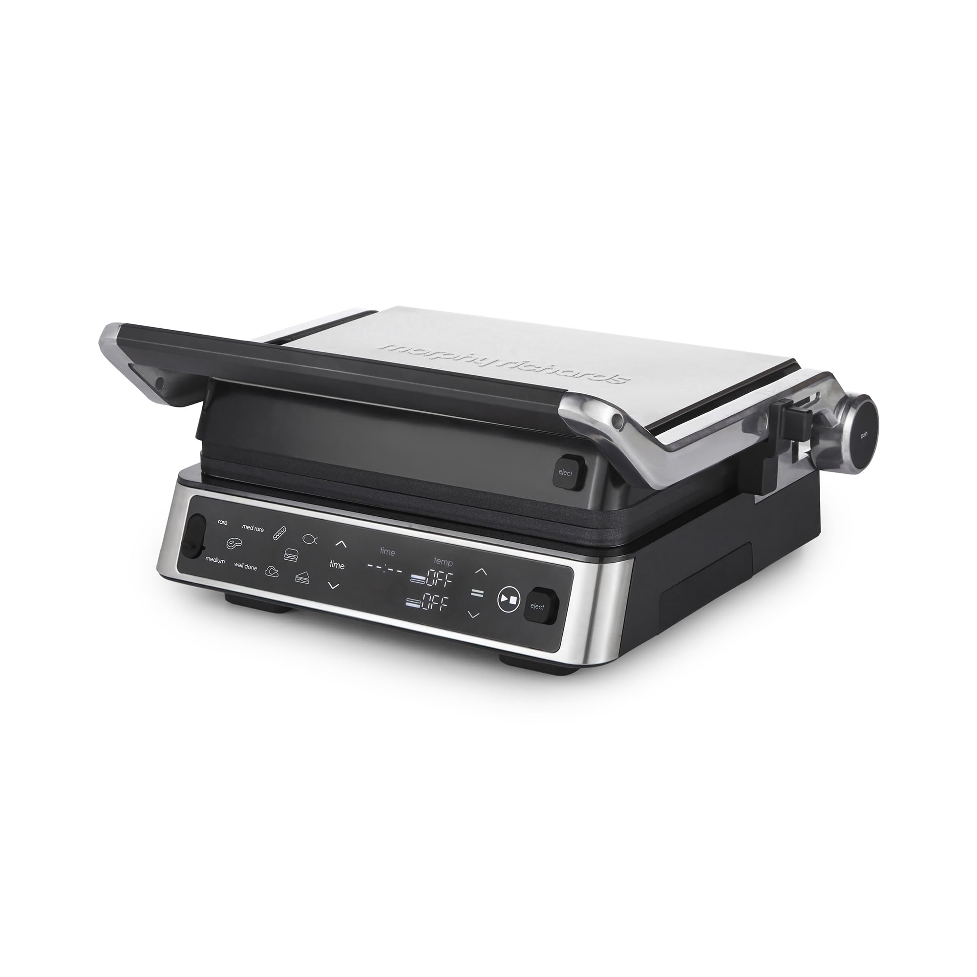 Morphy Richards Unisex Silver Thermogrill Contact Grill With Temperature Probe In Small