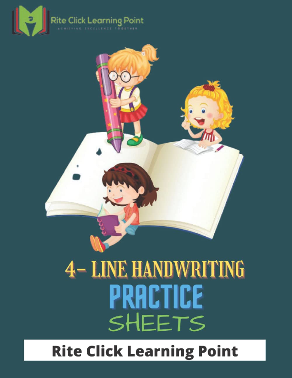 4-line handwriting practice sheets: Handwriting sheets