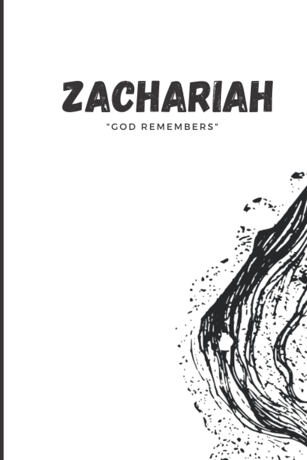 Zachariah: Black and white notebook