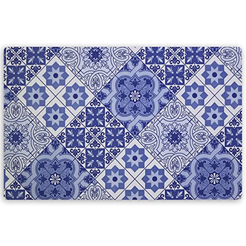 8 Jogo Americano Azulejo Coimbra - Impermeável PVC